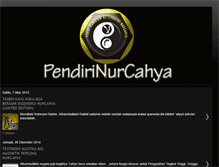 Tablet Screenshot of pendirinurcahya.blogspot.com
