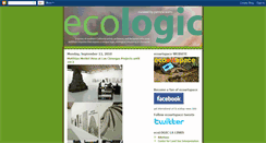 Desktop Screenshot of ecologicla.blogspot.com