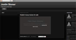 Desktop Screenshot of justinstoner.blogspot.com