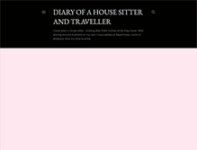 Tablet Screenshot of housesitdiary.blogspot.com