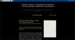 Desktop Screenshot of jdesenvolvimento-divulculturais.blogspot.com