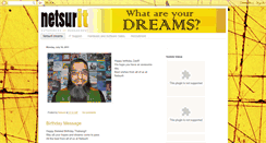 Desktop Screenshot of netsuritdreams.blogspot.com