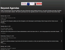 Tablet Screenshot of beyondagendas.blogspot.com