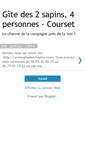 Mobile Screenshot of gitedes2sapins.blogspot.com