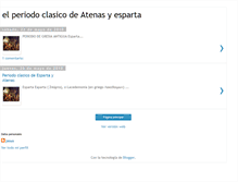 Tablet Screenshot of elperiodoclasicodeatenasyesparta.blogspot.com