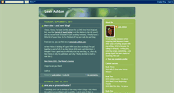 Desktop Screenshot of leahashton.blogspot.com