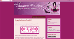 Desktop Screenshot of meninasversateis.blogspot.com