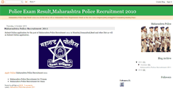 Desktop Screenshot of policeexamresult.blogspot.com