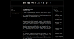 Desktop Screenshot of blondekapsels.blogspot.com