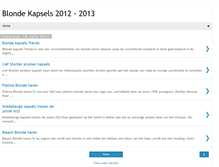 Tablet Screenshot of blondekapsels.blogspot.com