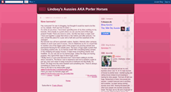 Desktop Screenshot of lindseysaussies.blogspot.com