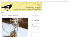 Desktop Screenshot of jauntymagpie.blogspot.com