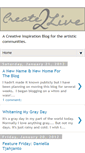 Mobile Screenshot of creating2live.blogspot.com
