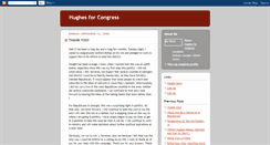 Desktop Screenshot of hughesforcongress.blogspot.com