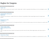 Tablet Screenshot of hughesforcongress.blogspot.com