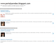 Tablet Screenshot of portalparedao.blogspot.com