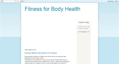 Desktop Screenshot of fitnessforbodyhealth.blogspot.com