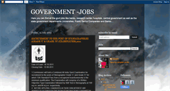 Desktop Screenshot of career-governmentjobs.blogspot.com