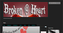 Desktop Screenshot of brokenhearted6.blogspot.com