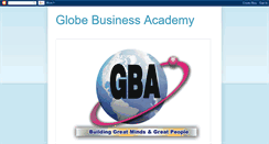 Desktop Screenshot of globeacademy.blogspot.com