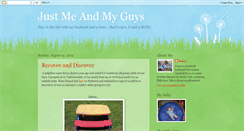 Desktop Screenshot of justmeandmyguys.blogspot.com