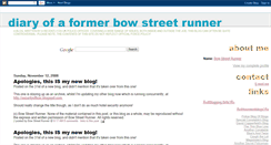 Desktop Screenshot of bowstreetrunner.blogspot.com