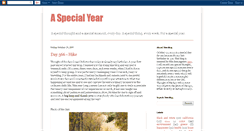 Desktop Screenshot of a-special-year.blogspot.com