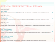 Tablet Screenshot of kesihatandiri4u.blogspot.com