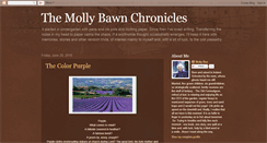 Desktop Screenshot of mollybawnchronicles.blogspot.com