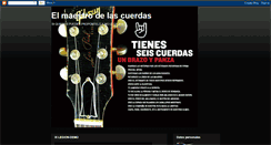 Desktop Screenshot of elmaestrodelascuerdas.blogspot.com
