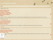 Tablet Screenshot of contrarianworld.blogspot.com