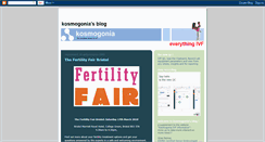 Desktop Screenshot of kosmogoniaivf.blogspot.com