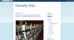 Desktop Screenshot of gamefly-wiki.blogspot.com