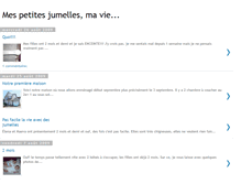 Tablet Screenshot of mespetitesjumellesmavie.blogspot.com