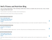 Tablet Screenshot of gethealthywithneil.blogspot.com