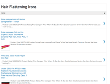 Tablet Screenshot of hairflatteningirons.blogspot.com