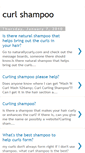 Mobile Screenshot of curl-shampoo-dt.blogspot.com