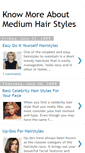 Mobile Screenshot of modernmediumhairstyles.blogspot.com