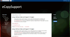 Desktop Screenshot of ecopysupport.blogspot.com