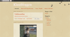 Desktop Screenshot of klassbloggen-aby.blogspot.com