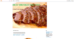 Desktop Screenshot of beefbrisketrecipes.blogspot.com