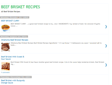 Tablet Screenshot of beefbrisketrecipes.blogspot.com