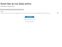 Tablet Screenshot of globotvaovivo.blogspot.com
