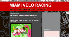 Desktop Screenshot of miamivelo.blogspot.com