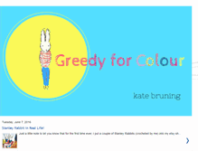Tablet Screenshot of greedyforcolour.blogspot.com