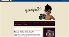 Desktop Screenshot of mariehandco.blogspot.com