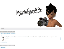 Tablet Screenshot of mariehandco.blogspot.com