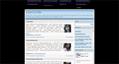 Desktop Screenshot of loveiscintablog.blogspot.com