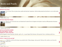 Tablet Screenshot of bootsandpearls.blogspot.com