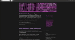 Desktop Screenshot of feministlifestyle.blogspot.com